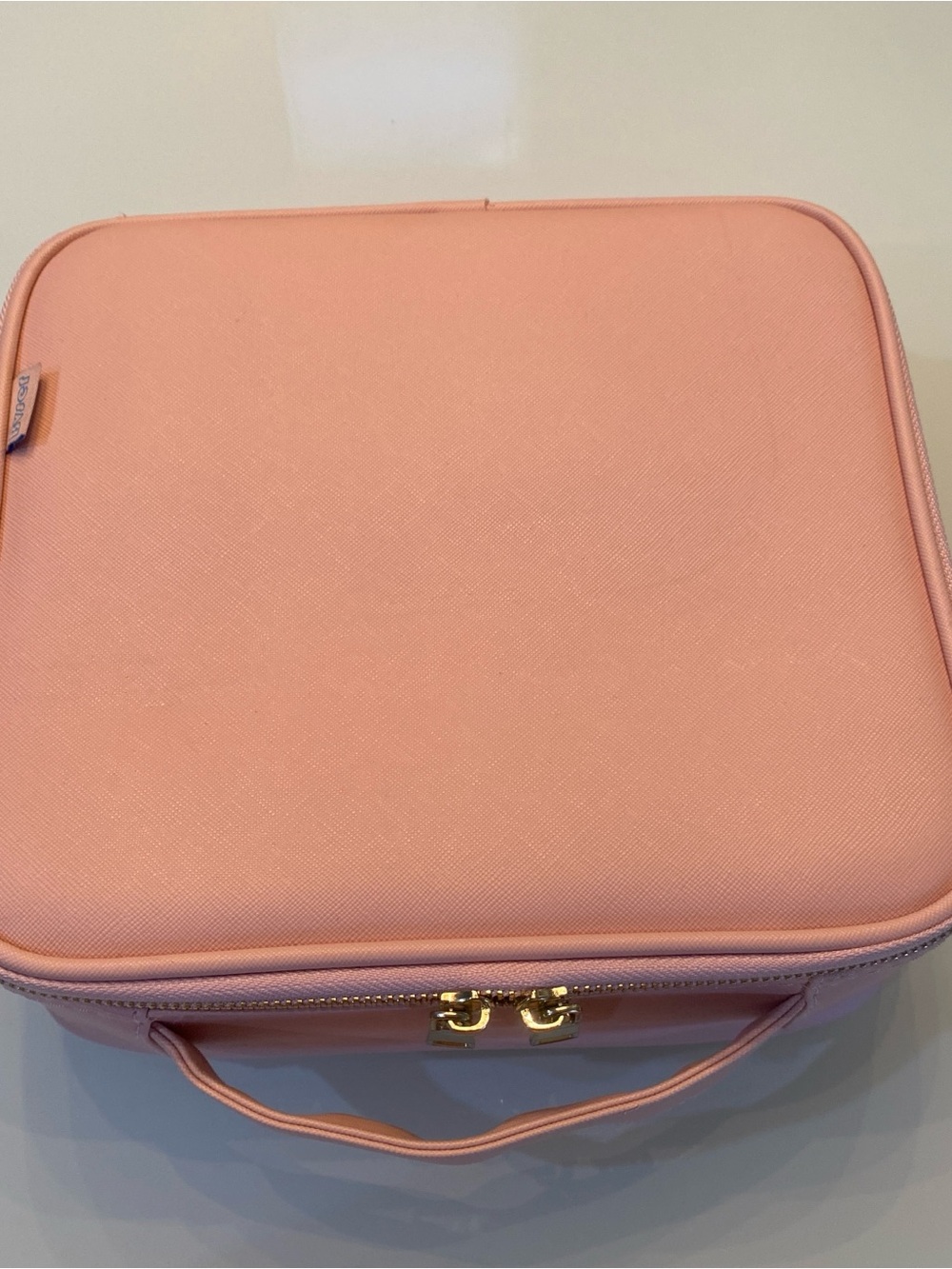 Byser Adjustable Travel Makeup Train Case - Blush Pink